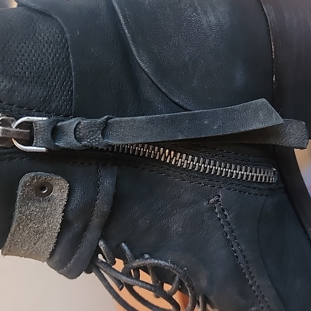 Dolce Vita Dixie Lace Up Black Ankle Boots 6 - Picture 10 of 10